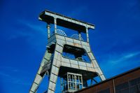 Zeche Ewald Hoheward F&ouml;rderturm Industriefotografie Ruhrgebiet Bergbau Fotograf Herten TFP Shooting Pottblitz