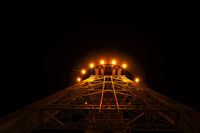 L&uuml;ntec F&ouml;rderturm Industriefotografie Ruhrgebiet Nachtfotografie Bergbau Fotograf L&uuml;nen TFP Shooting Pottblitz