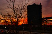 Industriefotografie Ruhrgebiet Bergbau Fotograf Dortmund Nachtfotografie TFP Shooting Pottblitz