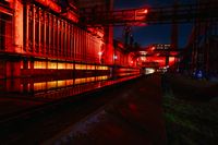 Welterbe Zollverein Industriefotografie Ruhrgebiet Bergbau Nachtfotografie Fotograf Essen TFP Shooting Pottblitz